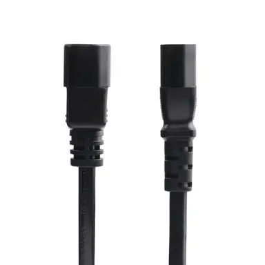 StarTech.com 1 ft (0.3 m) Power Extension Cord, IEC 60320 C14 to C13 PDU Power Cord, 10A 250V, image 6