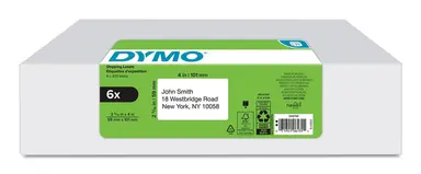 Dymo DY LW 2-5/16INX 4 in, WHT Ship 300CT 6PK (30256)- High-Quality Labels for All PU