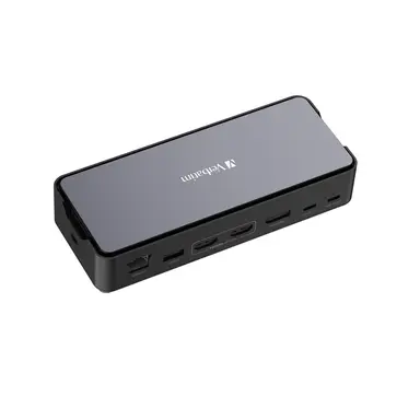 Verbatim Americas USB-C Pro Docking Station 15-in-1 256GB VI3000 SSD