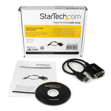 StarTech.com 1 FT USB to RS232 Serial DB9 Adapter Cable with Com Retention - TAA - Add an RS, image 8