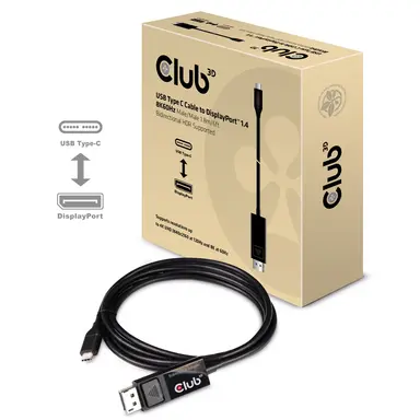 Club 3D B.V USB Type C to DP 1.4 8K Cable, image 6