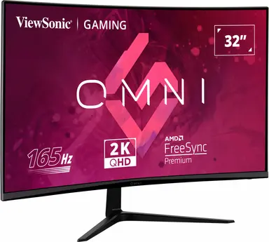 ViewSonic 32 in Omni Curved 165HZ QHD 1MS Gaming Monitor with Freesync Premium, 2560 × 1440, image 6