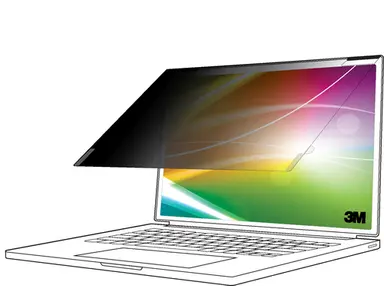 3M Display Materials and Syste 3M Bright Screen Privacy Filter for 15.6 in Full Screen Laptop, 16:9, image 4