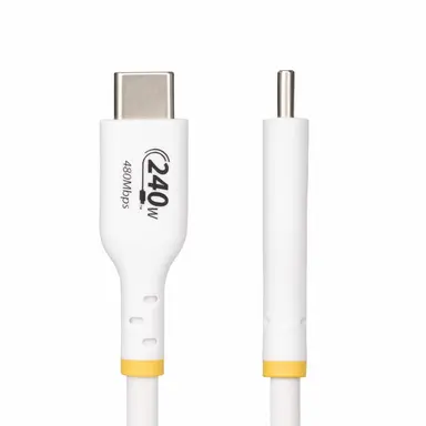 StarTech.com 10 ft White USB-C Charging Cable, USB-If Certified USB C Cable, 240W PD Epr, USB, image 6