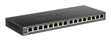 D-Link Systems 16-PORT Gigabit Unmanaged Metal Desktop Switch 10/100/1000 (RJ45) External Power