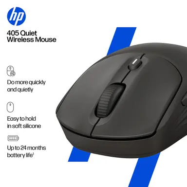 HP 405 Quiet BLK Wireless Mouse United States / Canada English, image 8
