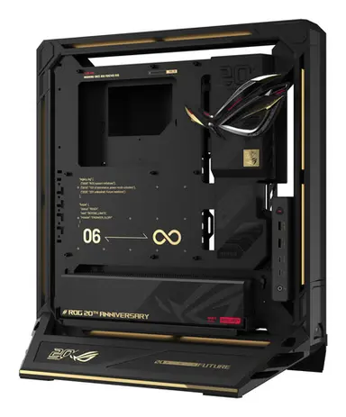 ASUS Rog GR20 Edition 20 Midi Tower Gold Black, image 3