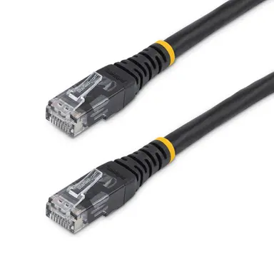 StarTech.com 25 ft Black Cat6 Ethernet Cable Delivers Multi Gigabit 1/2.5/5GBPS & 10GBPS up, image 4