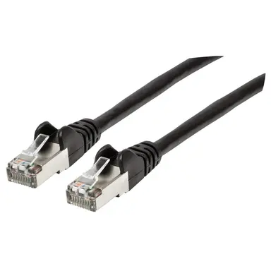 Intellinet Cat6a S/FTP Patch Cable, 100 FT., Black