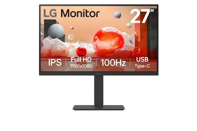 LG Electronics USA 27 in LG Monitor, 1920 × 1080, 16:9 IPS, HDMI, DP, USB-C USB 3.0