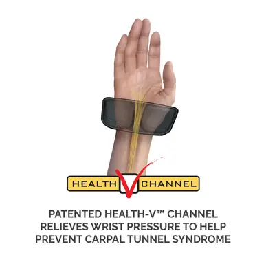 Fellowes Keyboard Palm Support W/Microban - Black, image 8