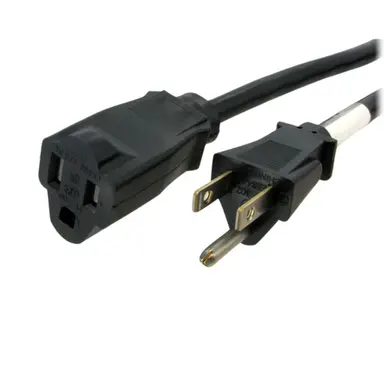 StarTech.com 6 ft (1.8 m) Heavy Duty Extension Cord NEMA 5-15R and NEMA 5-15P Connectors; 125V, image 4