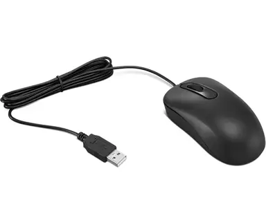Lenovo Basic Wired Mouse - Mouse - Optical - 1000 Dpi - Buttons Qty: 3 - Wired -