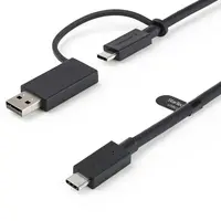 StarTech.com 3.3 ft USB C Cable with USB a Adapter Dongle - USB C to C Cable, image 3