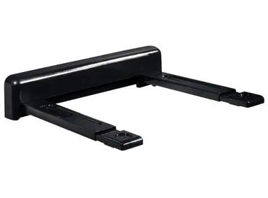 Peerless Industries Adjustable Shelf - Epoxy Plastic - Glos Black - Adjustment Knobs Allows for Easy, image 4