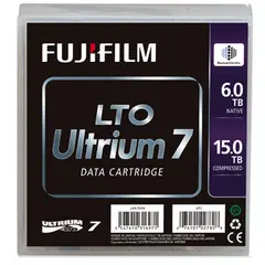 Fujifilm Data Storage Fujifilm LTO Ultrium 7 Data Cartridge with Case, 6.0/15TB Capacity