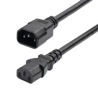 StarTech.com 6 ft (1.8 m) Power Extension Cord, IEC 60320 C14 to C13 PDU Power Cord, 13A 250V, image 3