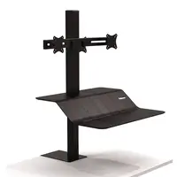 Fellowes Lotus VE Sit-Stand Workstation - Dual, image 3
