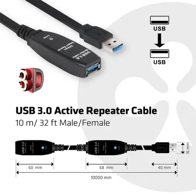 Club 3D B.V USB 3.0 Active Repeater Cable 10METER, image 6