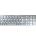 Cherry Americas KC 6000 Mac, White/Silver, USB, US Intl 104+6 Key Layout, image 5