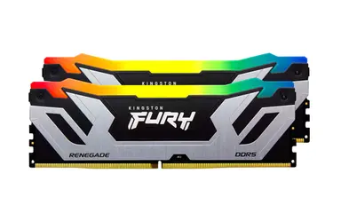 Kingston 48GB 8400MT/S DDR5 CL40 Cudimm (Kit of 2) Fury Renegade RGB Silver XMP, image 3