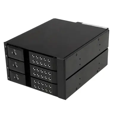 StarTech.com Easily Connect and Hot Swap up to Three 3.5 SATA/SAS Hard Drives from Two 5.25, image 4
