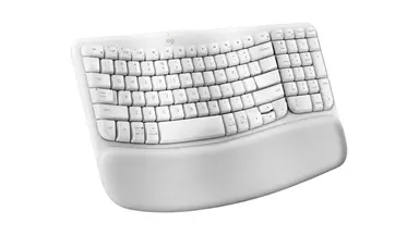 Logitech Wave Keys Wireless Ergonomic Keyboard - Offwhite - Universal - US, image 8