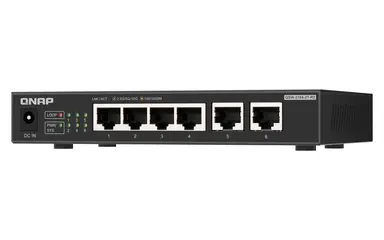 QNAP Desktop Unmanaged Switch, 4-Port 2.5GBPS Auto Negotiatio, image 6