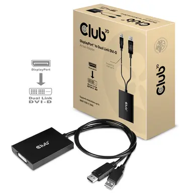 Club 3D B.V DisplayPort to Dual Link DVI-D HDCP on Version Active Adapter M/F, image 6