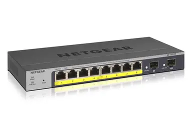 NETGEAR GS110TPV3 8-Port Gigabit PoE Ethernet Smart Managed Pro Switch with 2 SF, image 4