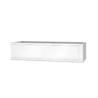 APC by Schneider Electric Uniflair Sub Base Plenum 500MM (20 in) No Grille Frame Size 5 - SE White, image 3