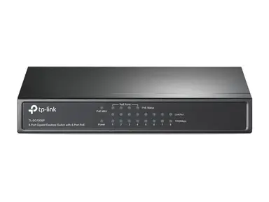 Omada Networks by TP Link 8-Port Gigabit Desktop Switch with 4 PoE, image 4