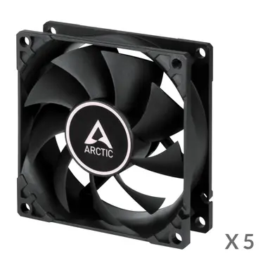 Arctic Cooling F8 (Black) - 5 Pack, image 6