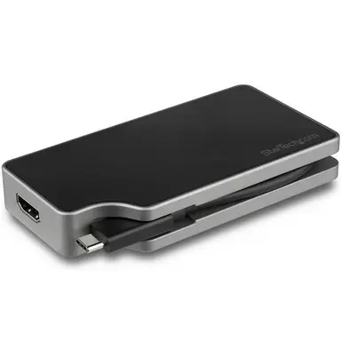 StarTech.com USB-C Multiport Video Adapter - 4-in-1 - 95W Power Delivery - Space Gray - USB-C