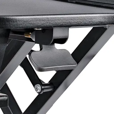 StarTech.com Corner Sit Stand Desk Converter with Keyboard Tray - Height Adjustable Ergonomic, image 6
