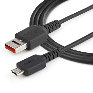 StarTech.com 3 ft USB-a to Micro-B Secure Charging Data Blocker Adapter Cable - Prevents Data, image 7