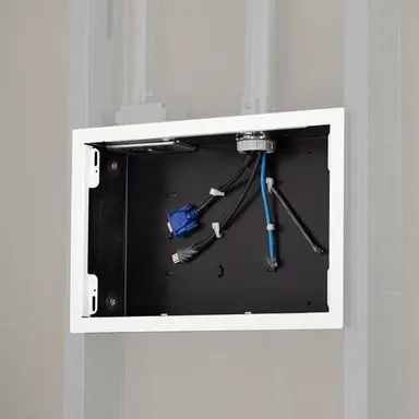 Chief Manufacturing The Simplifies Flat Panel Installation BY Providing AN Organized Reces
