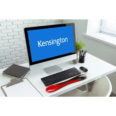 Kensington Computer Slim Duo Gel Keyboard Wrist Rest Red, image 6