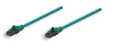 Intellinet Patch Cable Cat6 Green 0.5 ft Snagless Boot