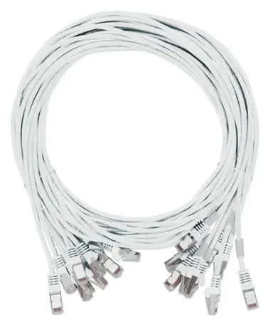 Intellinet CAT8.1 U/FTP Slim Network Patch Cable, 1.5 FT., White, 10-Pack, image 4