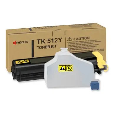 Kyocera TK-512Y Yellow Toner for Use IN FSC5020N FSC5030N - Page Yield 8 000, image 4
