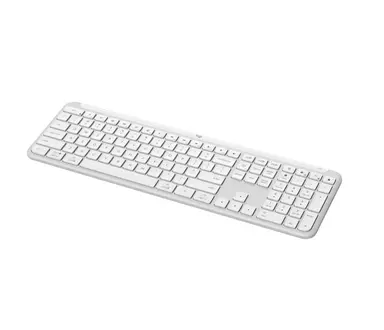 Logitech K950 Siganture Slim Keyboard - Off White, image 8