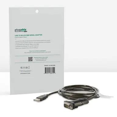 Plugable Technologies Plugable USB to Serial RS-232 Adapter (5 ft) Com Retention - Windows, Mac, Linux, image 6