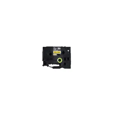 Brother International Corporat 0.94 in X 26.2 FT (24MM X 8M), Black Ink on Yellow Label, 5 Pack