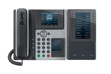 HP Poly Edge E400 IP Phone and Poe-Enabled