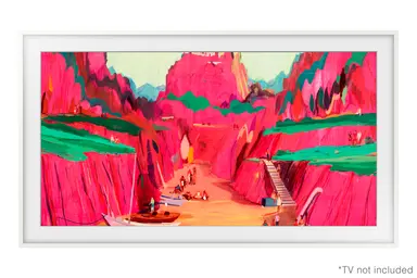 Samsung Electronics America I 85IN The Frame Customizable Bezel - Modern White, image 6