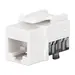 Intellinet Cat6 Slim Keystone Jack with Punch-Down Stand, White, 25-Pack, image 5