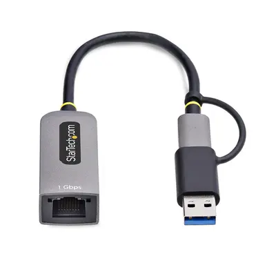 StarTech.com USB-C to Ethernet Adapter with USB-a Dongle, 10/100/1000MBPS, USB 3.0 to Gigabit, image 5