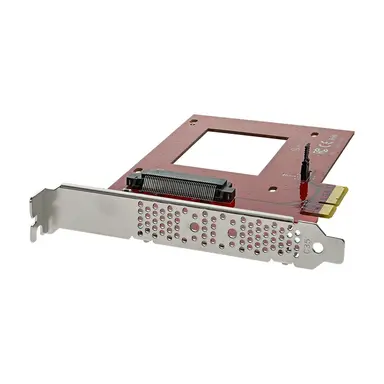 StarTech.com Mount a 2.5 in U.2 NVMe SSD into Your Desktop Computer or Server, Using an Availa