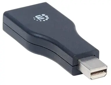 Manhattan - Strategic Mini DisplayPort Male to DisplayPort Female, Adapter, Black, image 6
